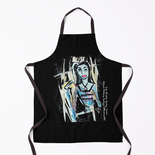 Item preview, Lily Munster Eating Tacos designed and sold by BansheeMilk.