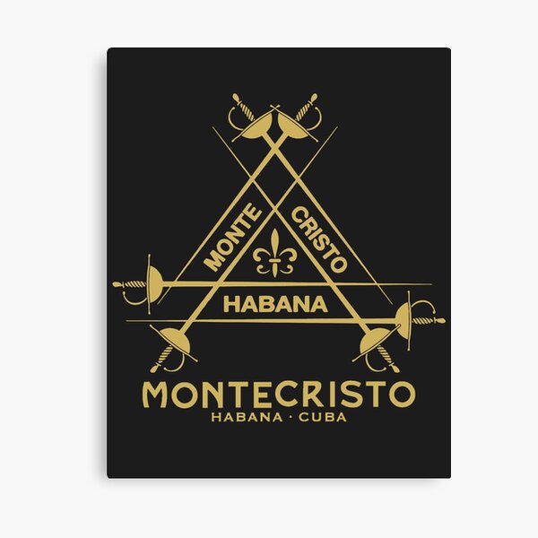MonteCristo Habana Cuba Top Brand Cigar Logo Canvas Print