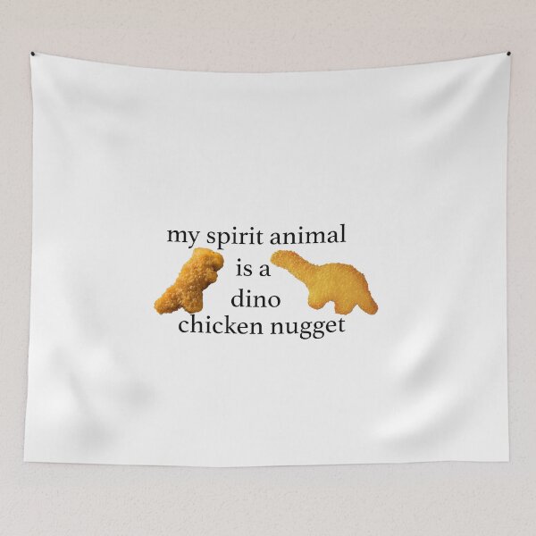 Item preview, my spirit animal is a Dino chicken nugget designed and sold by Queenlizzyca.