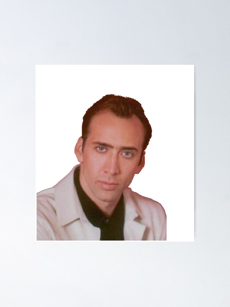 nicolas cage rainbow background