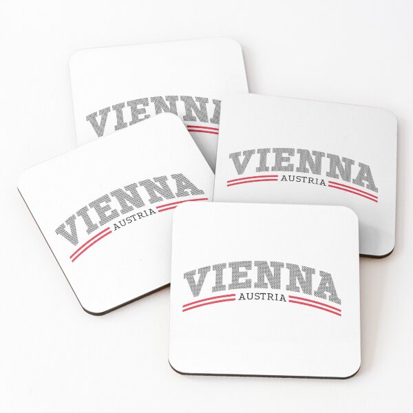 Item preview, Vienna Austria BLACK Dot text pattern designed and sold by ElPato.
