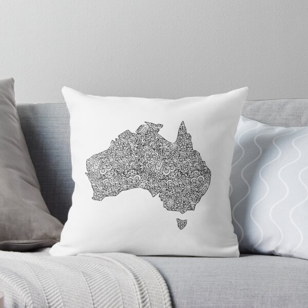 Item preview, Australia Zentangle Illustration by Hayley Lauren Design  designed and sold by hayleylauren.