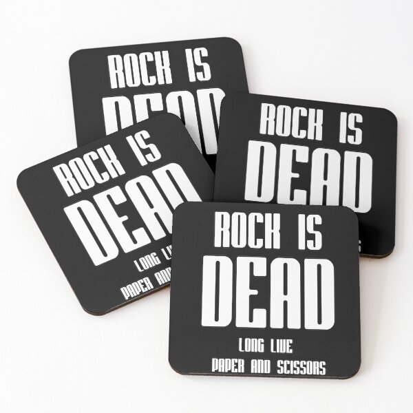 Item preview, Rock Is Dead designed and sold by Maria  Gonzalez.