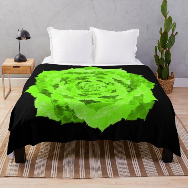 Item preview, Light Green Color Purslane Flower Pattern designed and sold by vineeth.