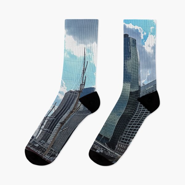 Item preview, New York - NYC Skyscrapers of lower Manhattan from South Street Seaport in New York City designed and sold by r-silver.
