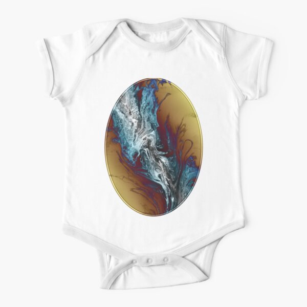 Cold Smoke Short Sleeve Baby One-Piece