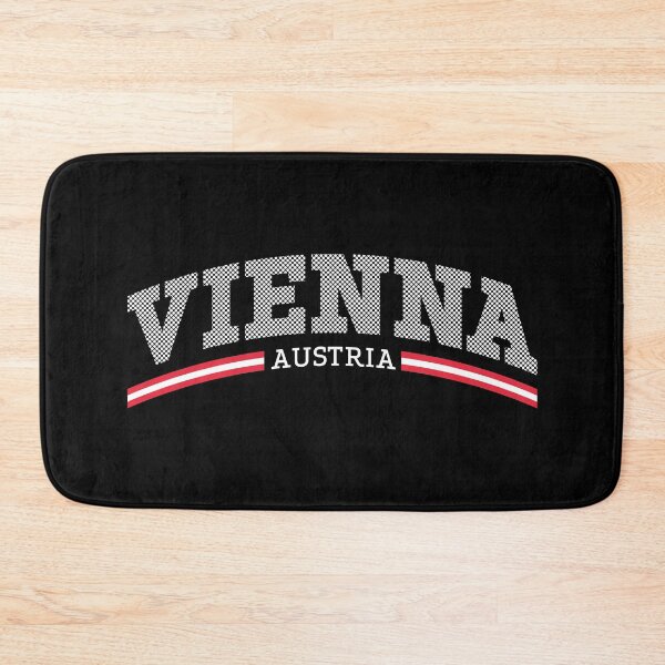 Item preview, Vienna Austria WHITE Dot text pattern designed and sold by ElPato.