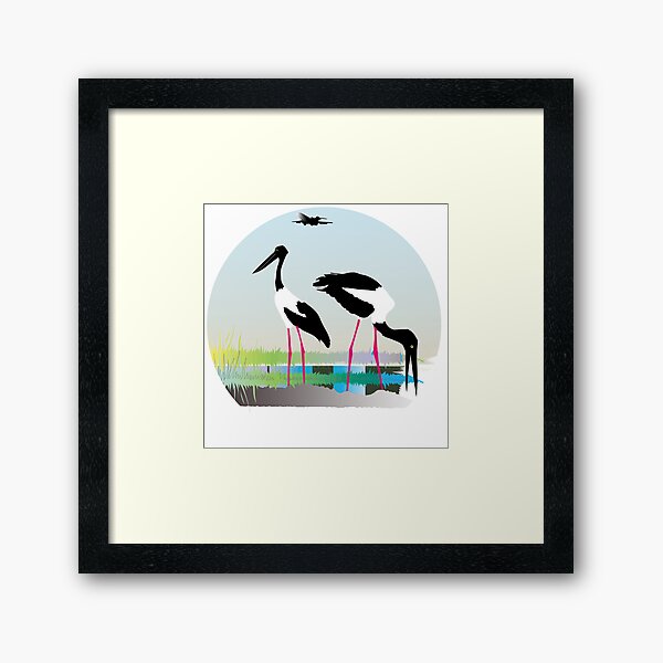 Item preview, Day 145 | 365 Day Creative Project  "Fly like a Jabiru" designed and sold by Robyn Williams.