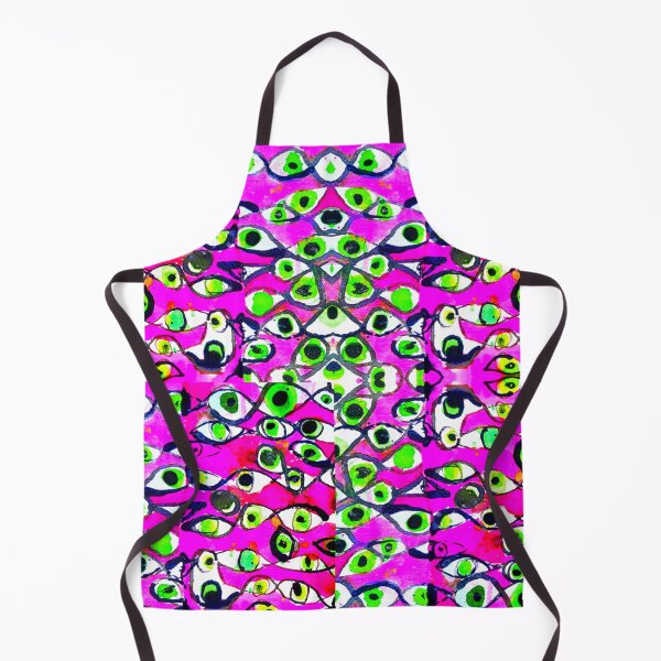 Item preview, pink nd green eye surface pattern designed and sold by donna malone.