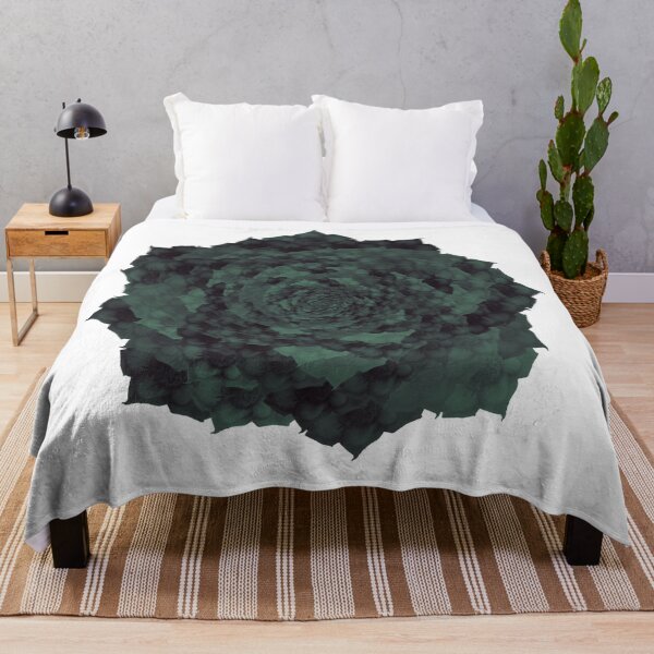 Item preview, Cool Black Color Purslane Flower Pattern designed and sold by vineeth.