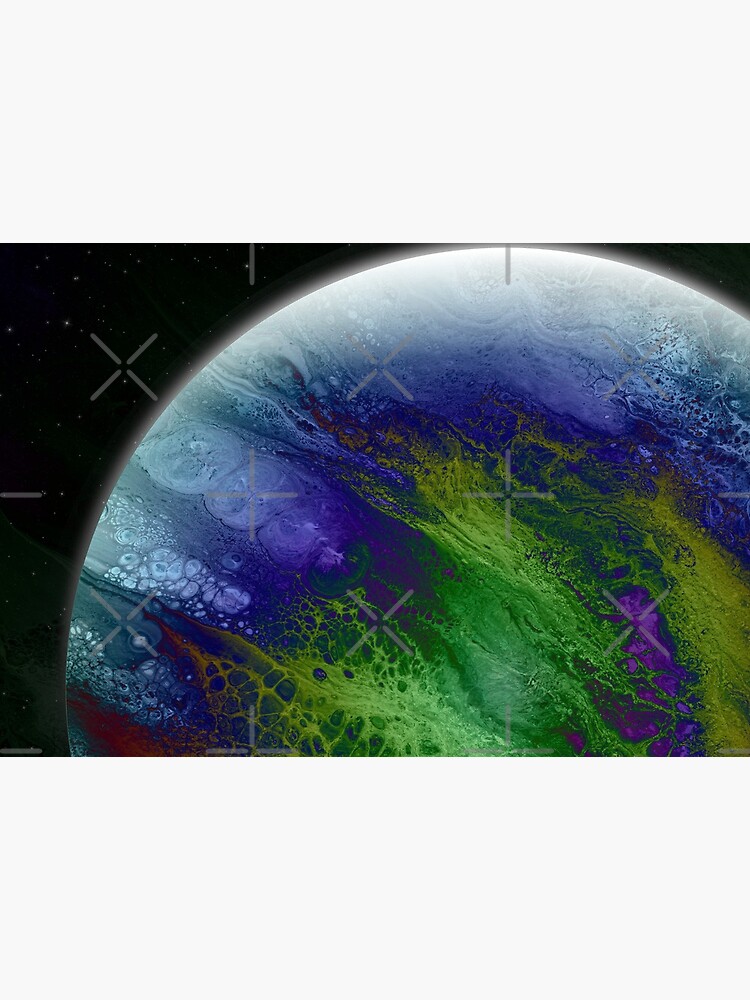 Planet Beta: Outer Space Planet Art by kerravonsen
