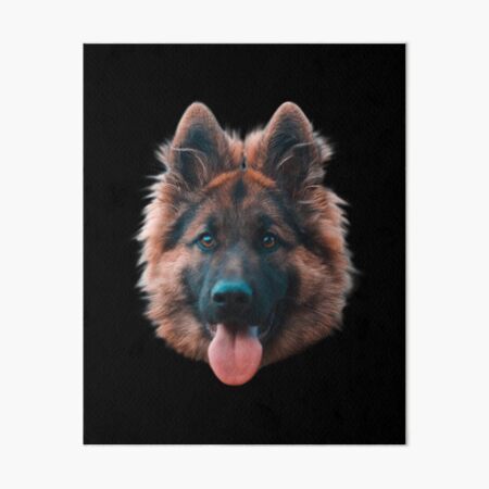 Happy German Shepherd Art Board Print
