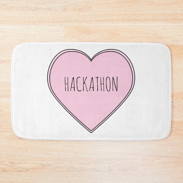 Item preview, Hackathon Heart designed and sold by teesaurus.