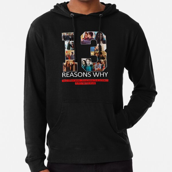 Press Play - 13 Reasons - Hoodie / Hoody - TV - Fan - Merch - Series - Clay