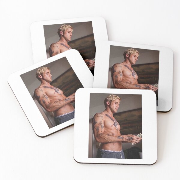 Item preview, Ryan Gosling shirtless with tattoos  designed and sold by aguerns.