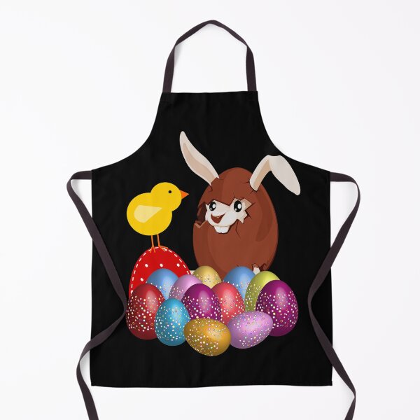 Item preview, Bunny and Chick with Easter Eggs designed and sold by TigsArts.
