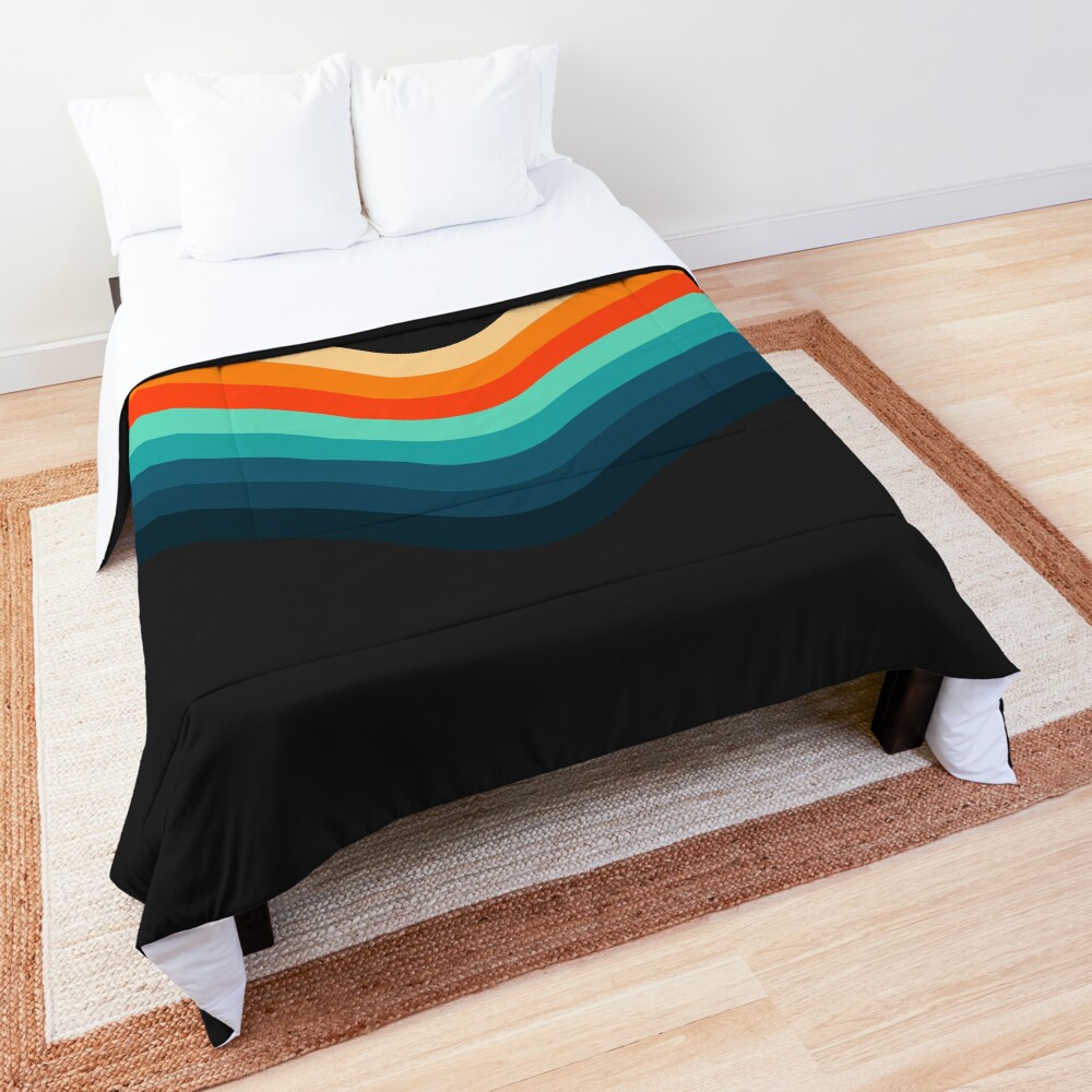 Retro Stripes Comforter