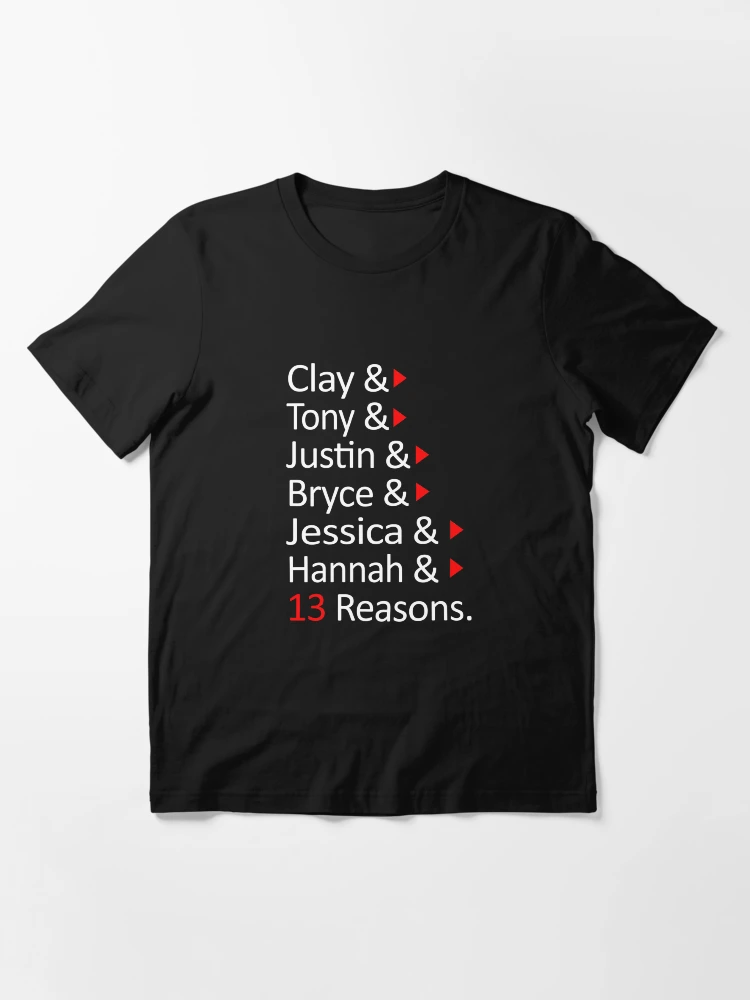 Press Play - 13 Reasons - Hoodie / Hoody - TV - Fan - Merch - Series - Clay