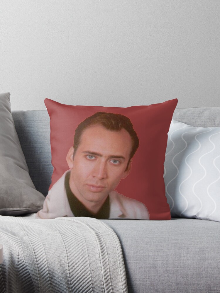 Thumbnail 1 of 4, Pillow, Nicolas Cage designed and sold by Anthony-Paps.