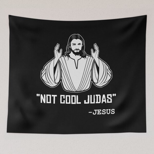 Item preview, Not Cool Judas Jesus Hands Biblical Christ Praying designed and sold by yellowdellow.