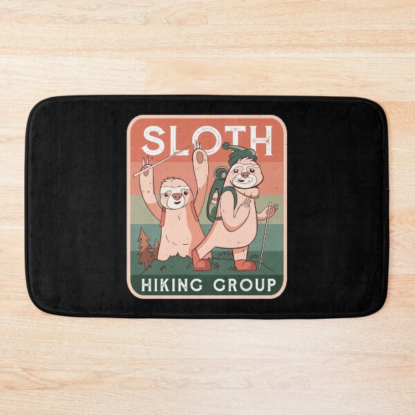 Item preview, funny sloth hiking club  designed and sold by pirminio.
