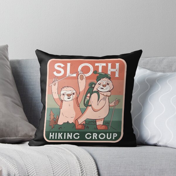 Item preview, funny sloth hiking club  designed and sold by pirminio.