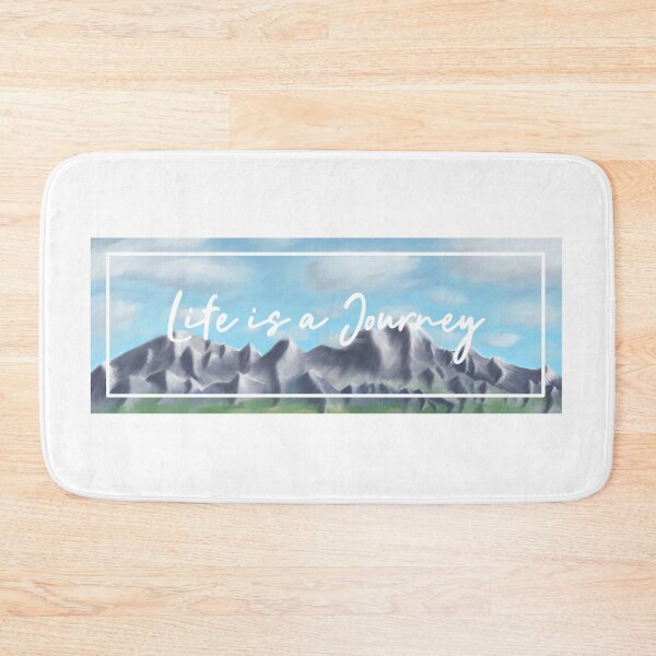 Item preview, Life is a Journey Mountain Range designed and sold by aVerySneakyBox.