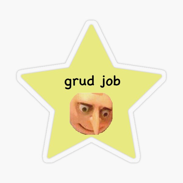 Gru meme Sticker for Sale by Eddlela