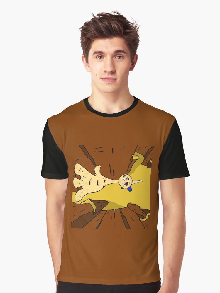 Thumbnail 1 of 5, Graphic T-Shirt, Falling! designed and sold by bydood.