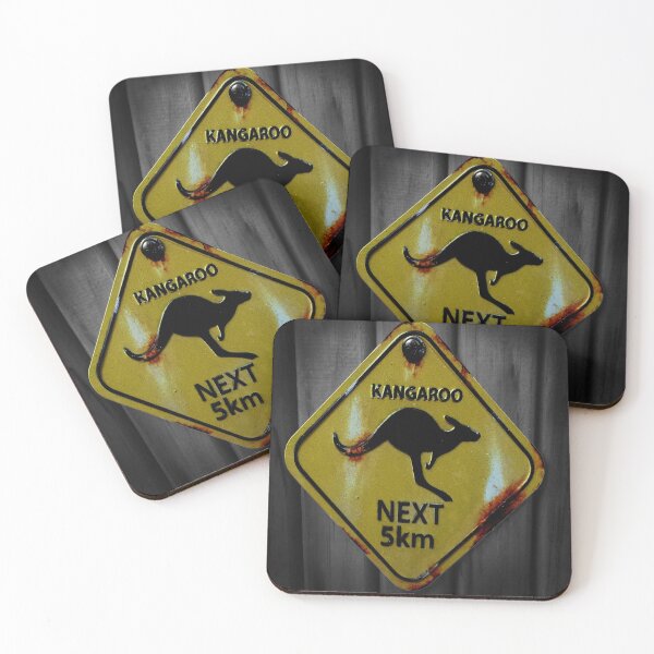 Item preview, Rustic Kangaroo Cossing Sign designed and sold by Jeremy Crotty.