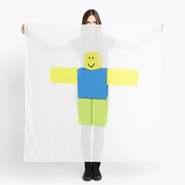 T Posing Roblox Noob Scarf By Bluesparkle001 Redbubble - t posing roblox noob ipad case skin by bluesparkle001 redbubble