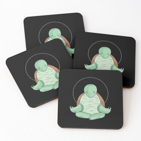 Item preview, cute yoga turtle  designed and sold by pirminio.