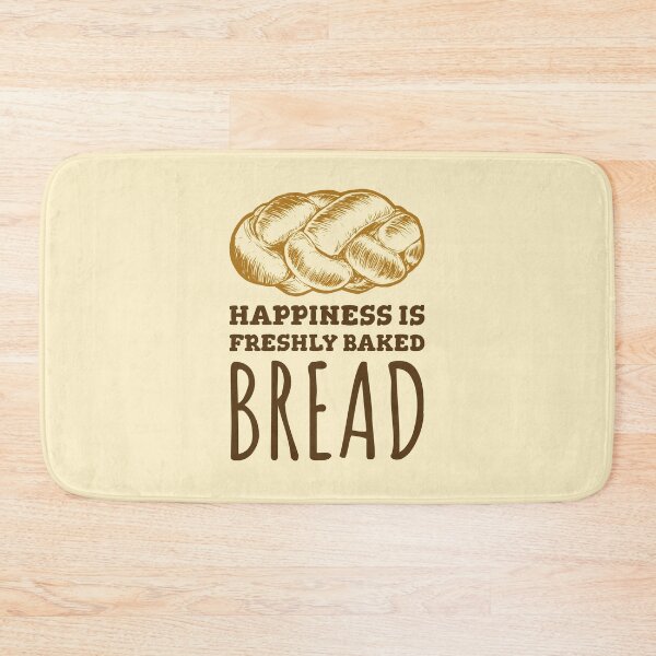 Item preview, Happiness is Freshly Baked Bread Quote Knotted Design designed and sold by quoteology.