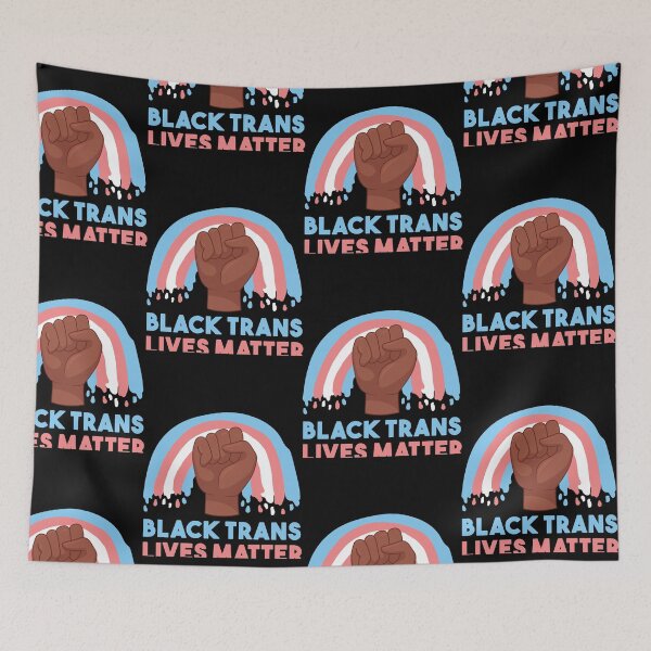 Item preview, black trans lives  designed and sold by pirminio.