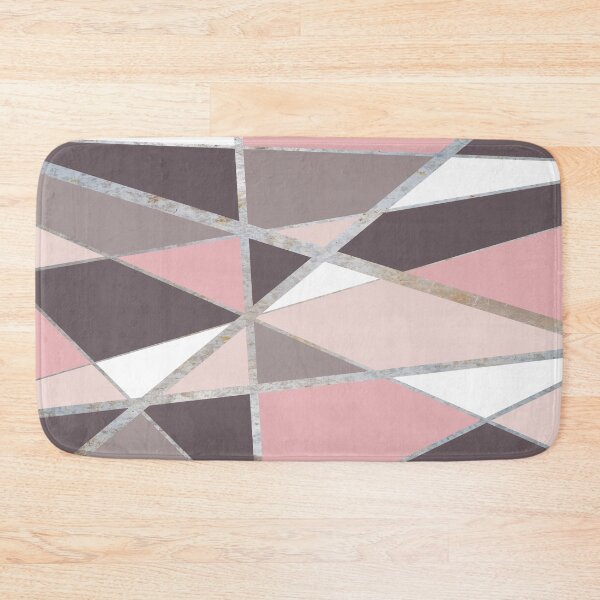 Item preview, Abstract pink design with grey beige stripes.  decorating, glitter designed and sold by jayne0524.