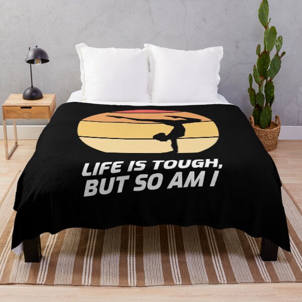 Item preview, Yoga and Gymnastics - Life is Tough, But So Am I designed and sold by MoonsmileProd.