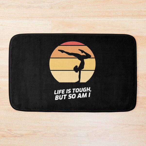 Item preview, Yoga and Gymnastics - Life is Tough, But So Am I designed and sold by MoonsmileProd.