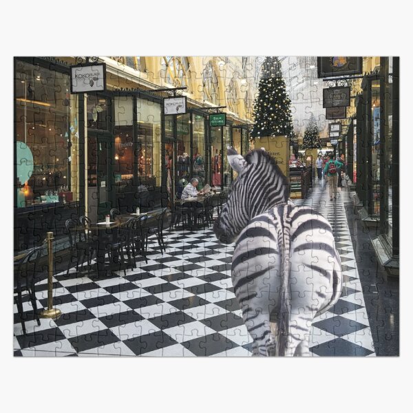 Zebra in the Royal Arcade Melbourne Jigsaw Puzzle