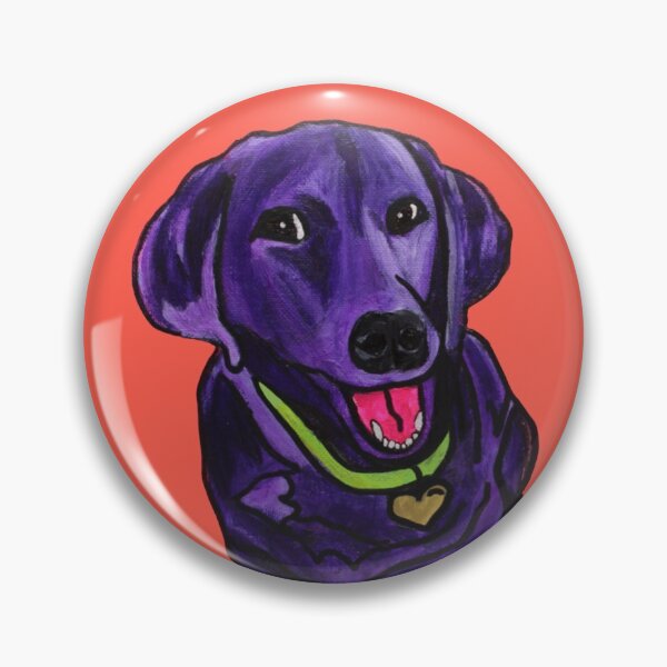 Item preview, Black Lab over Coral Orange designed and sold by Amanda A. Anthony.