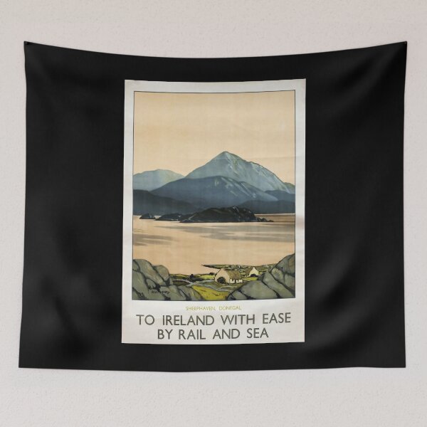 Item preview, Railway Poster Ireland designed and sold by stickart-marek.