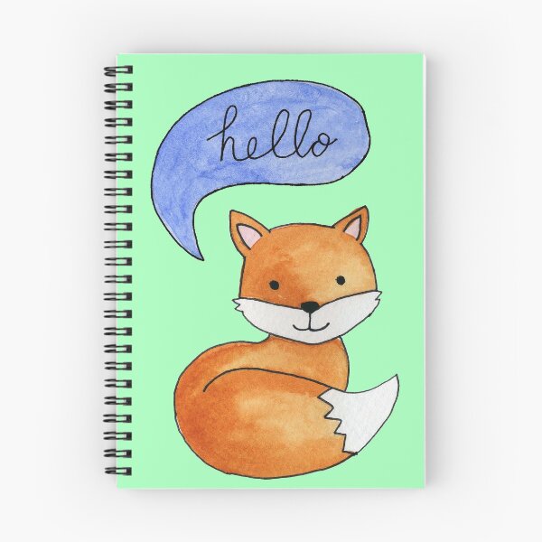 Item preview, Cute Fox watercolor  designed and sold by SilverBirch14.