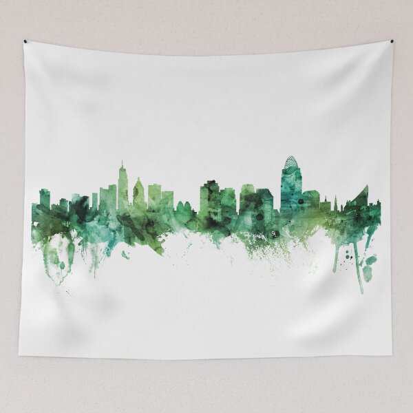 Item preview, Cincinnati Ohio Skyline designed and sold by ArtPrints.