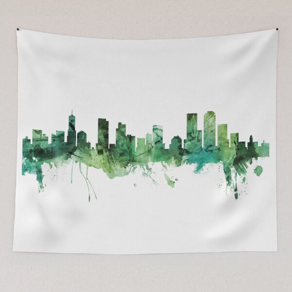 Item preview, Denver Colorado Skyline designed and sold by ArtPrints.