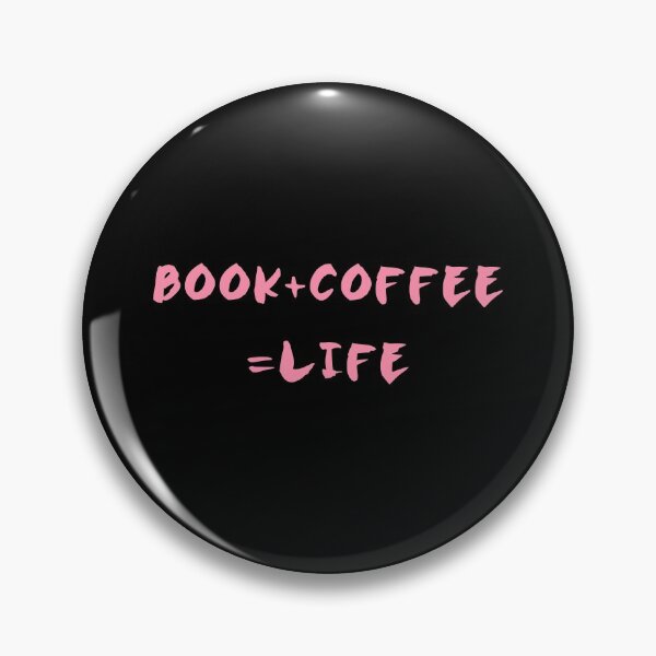 Item preview, Book and coffee is my life (Pink) designed and sold by bumperapparels.