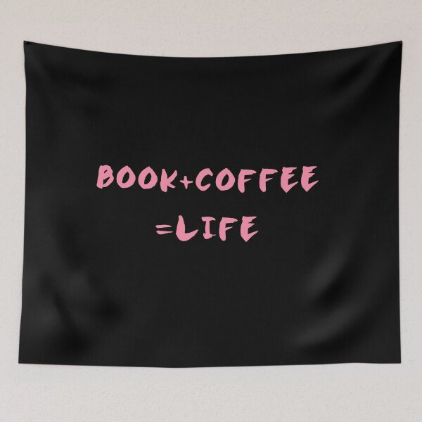 Item preview, Book and coffee is my life (Pink) designed and sold by bumperapparels.