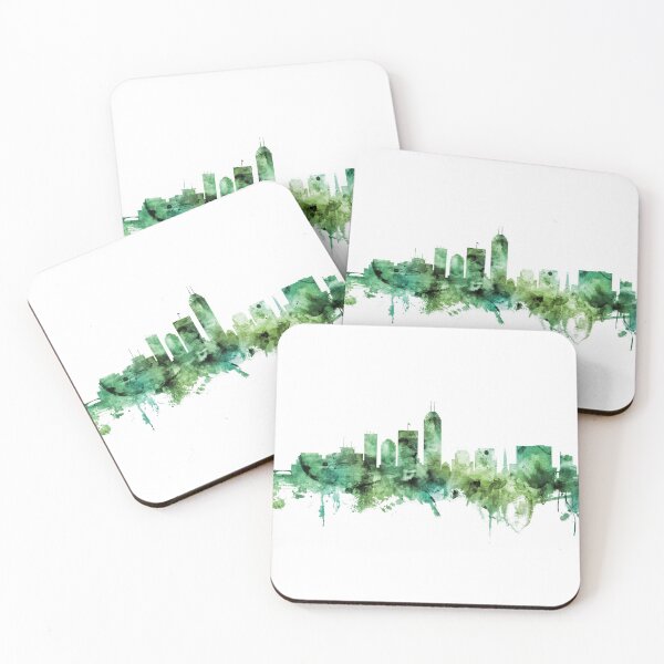 Aperçu de l'œuvre Indianapolis Indiana Skyline créée et vendue par ArtPrints.