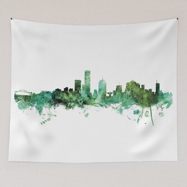 Item preview, Milwaukee Wisconsin Skyline designed and sold by ArtPrints.