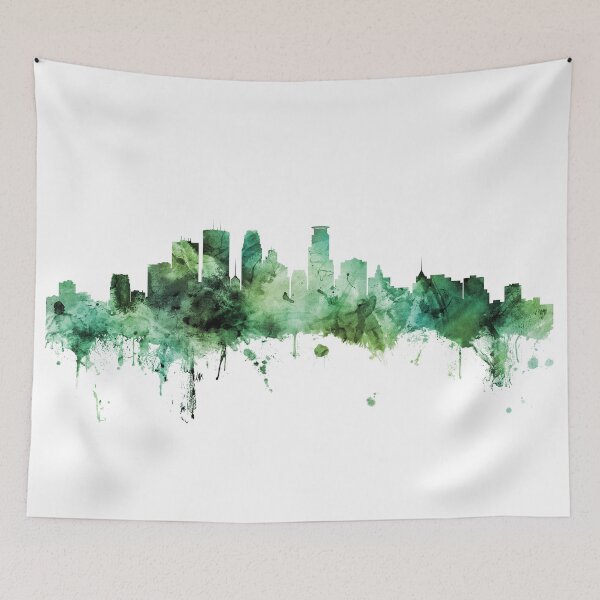 Artikelvorschau, Minneapolis Minnesota Skyline entworfen und verkauft von ArtPrints.