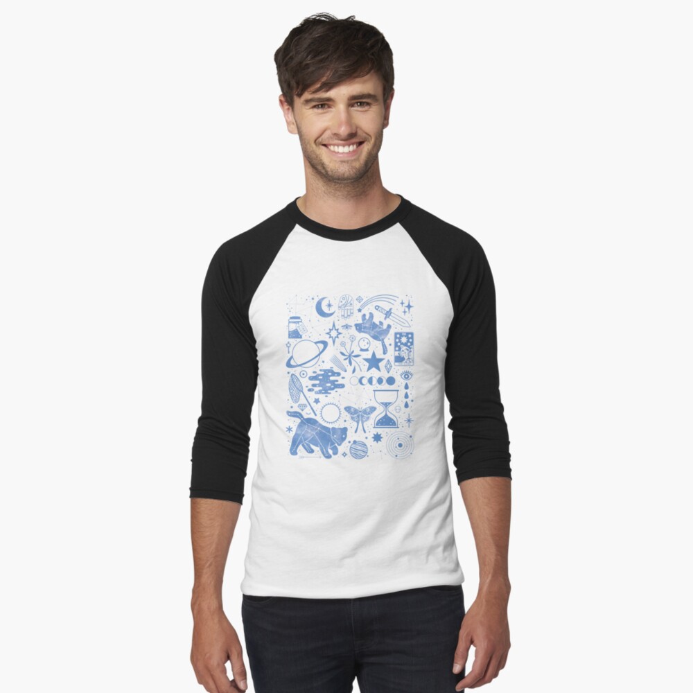 Item preview, Baseball ¾ Sleeve T-Shirt designed and sold by LordofMasks.