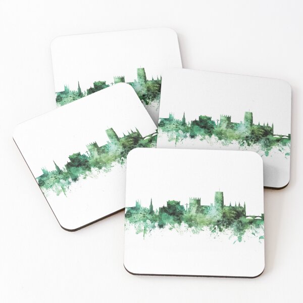 Item preview, Durham England Skyline Cityscape designed and sold by ArtPrints.